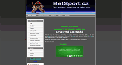 Desktop Screenshot of betsport.cz